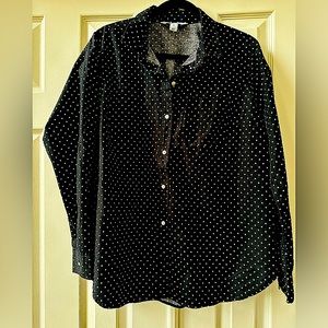 Preppy polka dot shirt